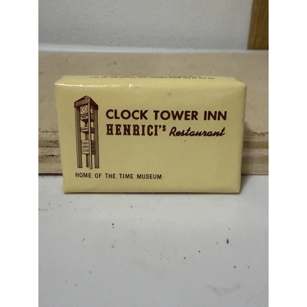 Rockford Clock Tower Vintage Soap Logo